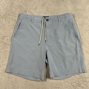 Faherty All Day Shorts Mens 30 Blue Chino Performance Swim Athletic Stretch